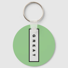 Geschenke: unter 15$ Attraktive Authority® GREAT Schlüsselanhänger