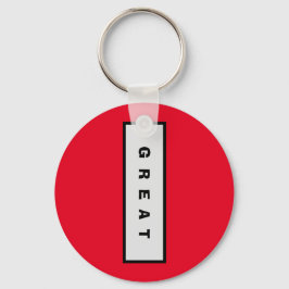 Geschenke: unter 15$ Attraktive Authority® GREAT Schlüsselanhänger