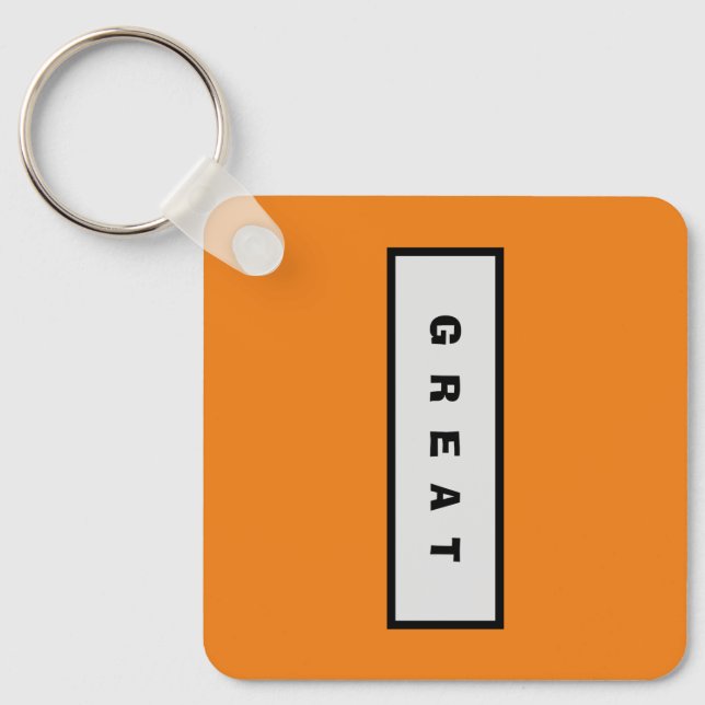 Geschenke: unter 25$ Attraktive Authority® GREAT Schlüsselanhänger (Vorderseite)