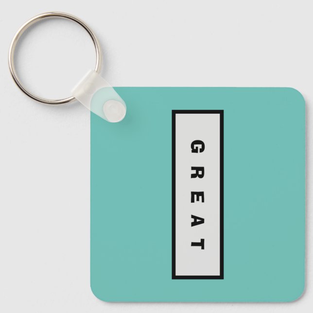 Geschenke: unter 25$ Attraktive Authority® GREAT Schlüsselanhänger (Vorderseite)