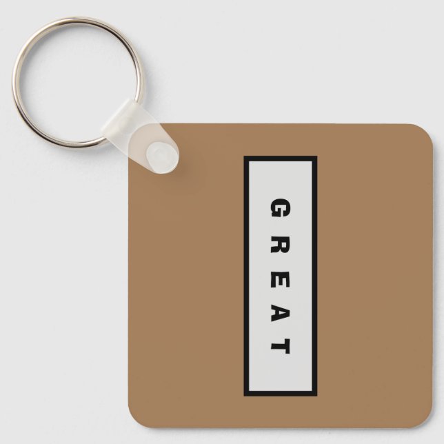Geschenke: unter 25$ Attraktive Authority® GREAT Schlüsselanhänger (Vorderseite)