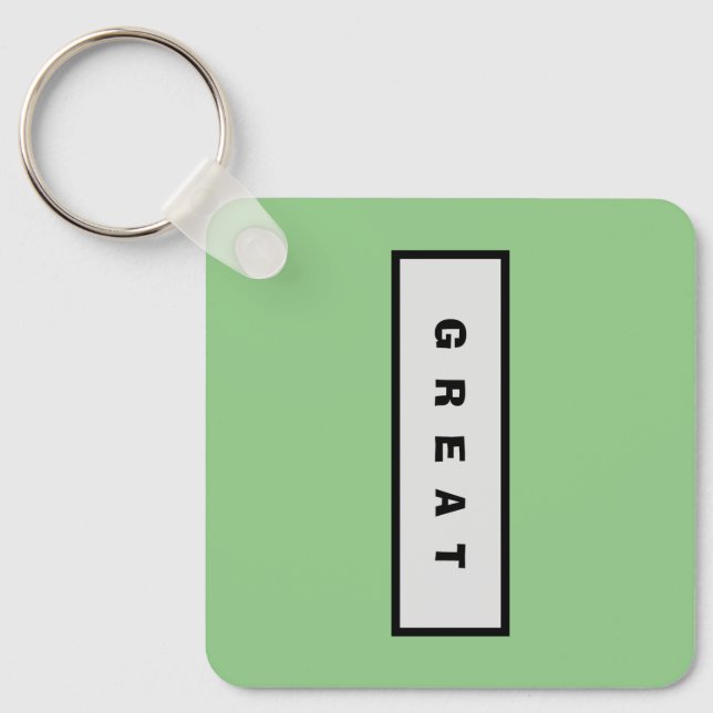 Geschenke: unter 25$ Attraktive Authority® GREAT Schlüsselanhänger (Vorderseite)