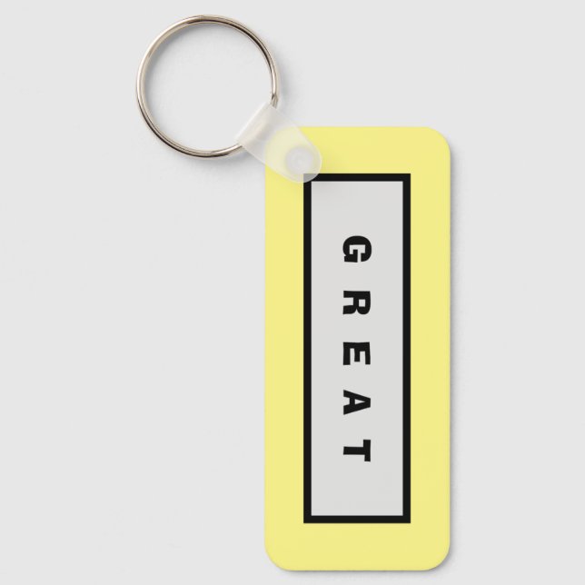 Geschenke: unter 75$ Attraktive Authority® GREAT Schlüsselanhänger (Vorderseite)