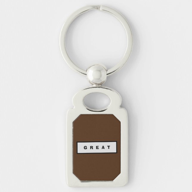 Geschenke: unter 75$ Zubehör Authority® GREAT Schlüsselanhänger (Vorderseite)