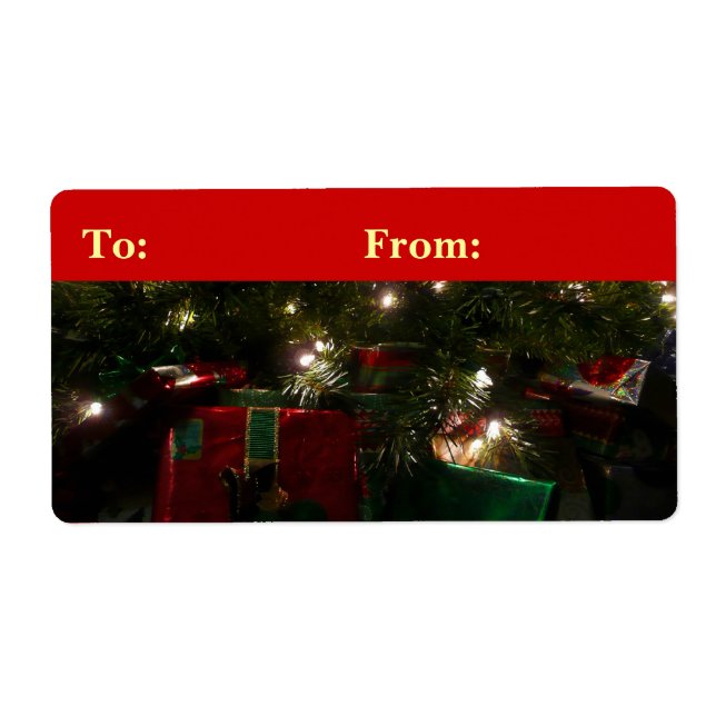 Geschenke unter dem Baum Weihnachtsfeiertag (Vorne)