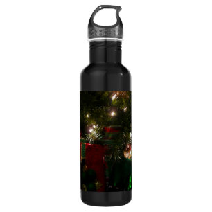 Geschenke unter dem Baum Weihnachtsfeiertag Edelstahlflasche