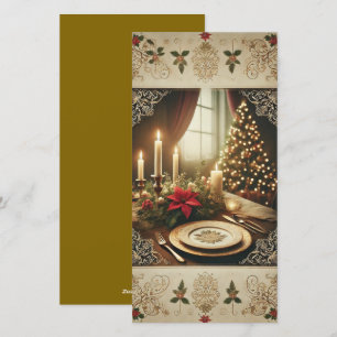 Geschenke unter der Weihnachtsbaumflachenkarte Feiertagskarte