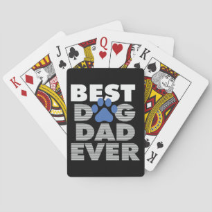 Geschenke Vater Bester Hund-Vater je Spielkarten