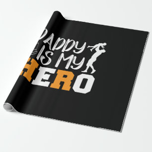 Geschenke Vater Daddy ist mein Held Geschenkpapier