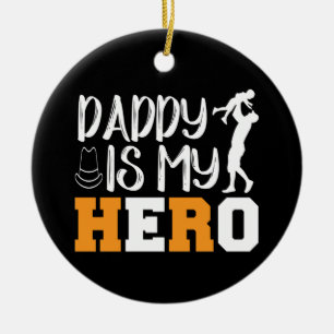 Geschenke Vater Daddy ist mein Held Keramik Ornament
