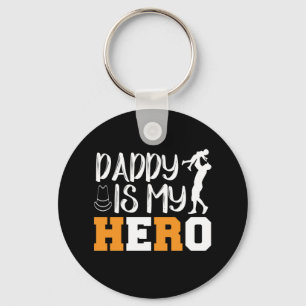 Geschenke Vater   Daddy ist mein Held Schlüsselanhänger