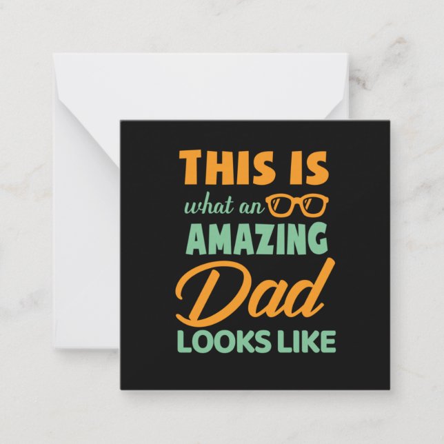 Geschenke Vater | Dies ist ein Phantastischer Vate Mitteilungskarte (Vorderseite)