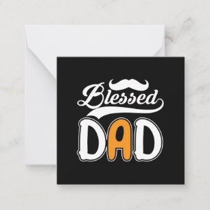 Geschenke Vater Gesegneter Vater Mitteilungskarte