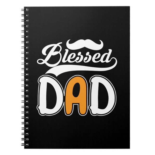 Geschenke Vater | Gesegneter Vater Notizblock (Vorderseite)