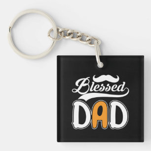 Geschenke Vater Gesegneter Vater Schlüsselanhänger