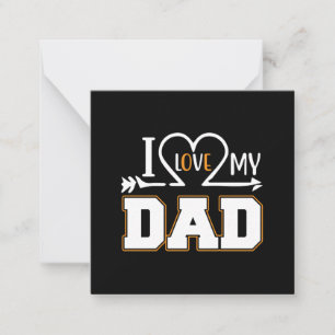 Geschenke Vater   I Liebe Mein Vater Mitteilungskarte