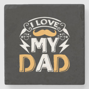 Geschenke Vater I Liebe Mein Vater Steinuntersetzer