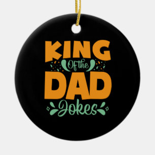 Geschenke Vater König des Vaters Keramik Ornament