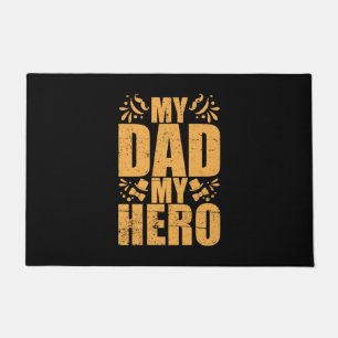 Geschenke Vater   Mein Vater Mein Held Fußmatte