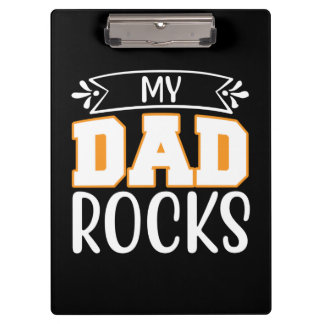 Geschenke Vater | Mein Vater Rocks Klemmbrett
