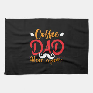 Geschenke Vater   Vater-Kaffeepflanze Geschirrtuch