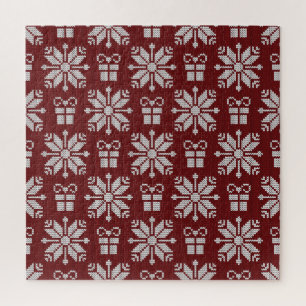 Geschenke: Vintages Wintermuster.
