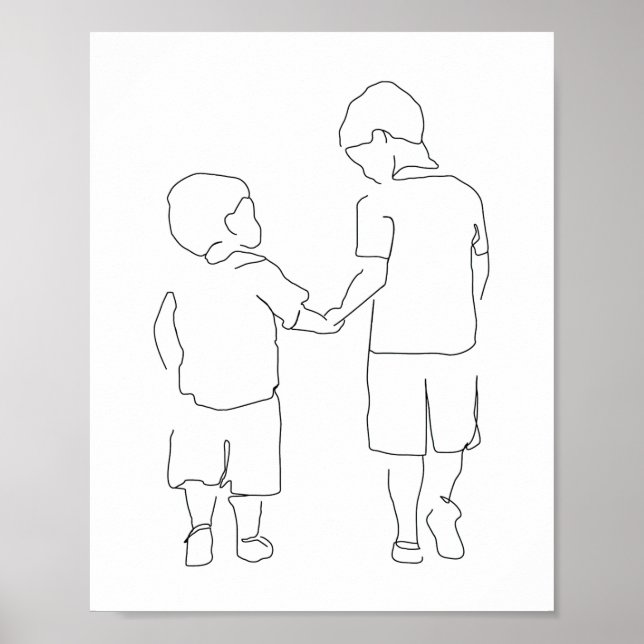 Geschenke von Brüdern, Brüder, Printmedien, Mauer- Poster (Vorne)