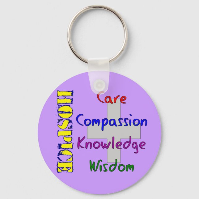 Geschenke von Hospice Worker Schlüsselanhänger (Vorderseite)