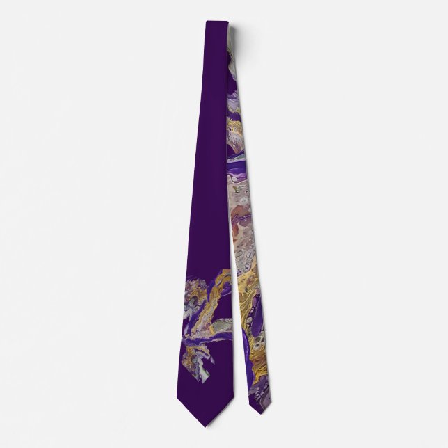 Geschenke von Trauzeugen der abstrakten Kunst Krawatte (Vorderseite)