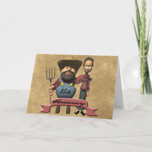 Geschenke zum 25. Geburtstag Karte