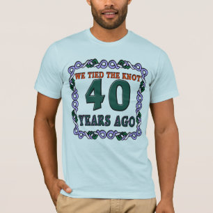 Geschenke zum 40. Hochzeitstag T-Shirt