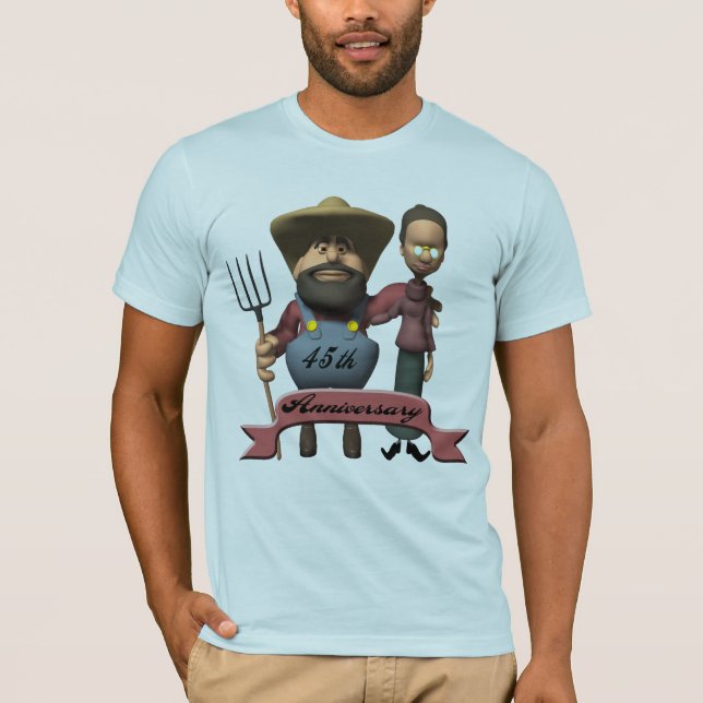 Geschenke zum 45. Hochzeitstag T-Shirt (Vorderseite)