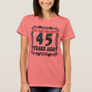 Geschenke zum 45. Hochzeitstag T-Shirt