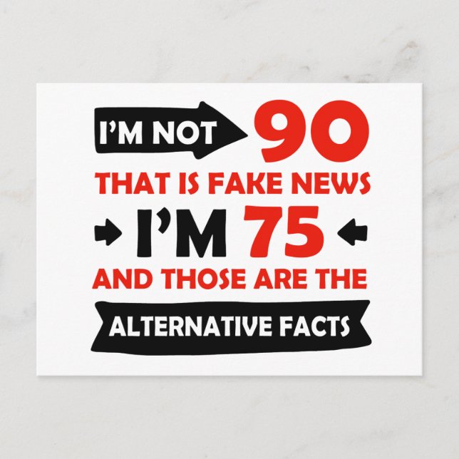 Geschenke zum 90. Geburtstag Postkarte (Vorderseite)