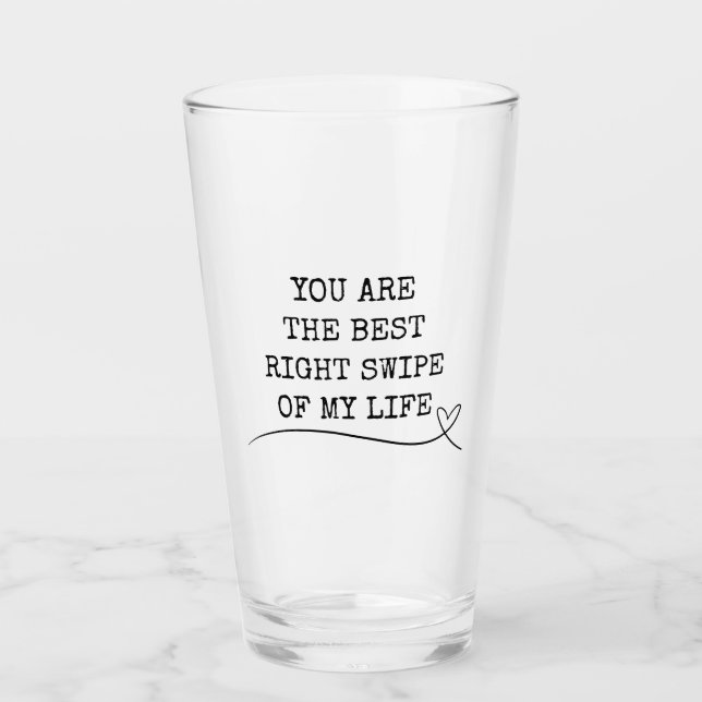 Geschenke zum personalisierten Jahrestag - Kundens Glas (Vorderseite)