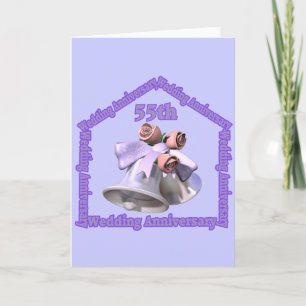 Geschenke zur 55. Hochzeitsjubiläum Karte