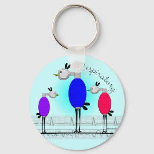 Geschenke zur Atemtherapie "Ambu Birds" Schlüsselanhänger