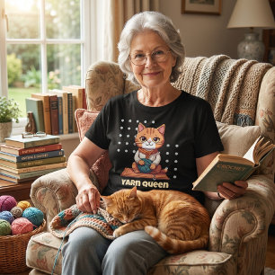 Geschenke zur Rente für Oma und Mutter, die häkeln T-Shirt