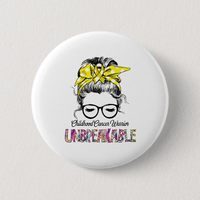 Geschenke zur Unterstützung des Krebsbewusstseins  Button (Vorderseite)