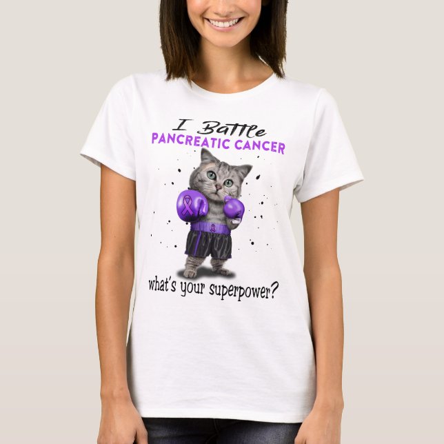 Geschenke zur Unterstützung von Bauchspeicheldrüse T-Shirt (Vorderseite)