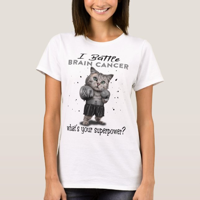 Geschenke zur Unterstützung von Brain Cancer Aware T-Shirt (Vorderseite)