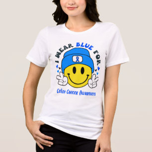Geschenke zur Unterstützung von Colon Cancer Aware Tri-Blend Shirt
