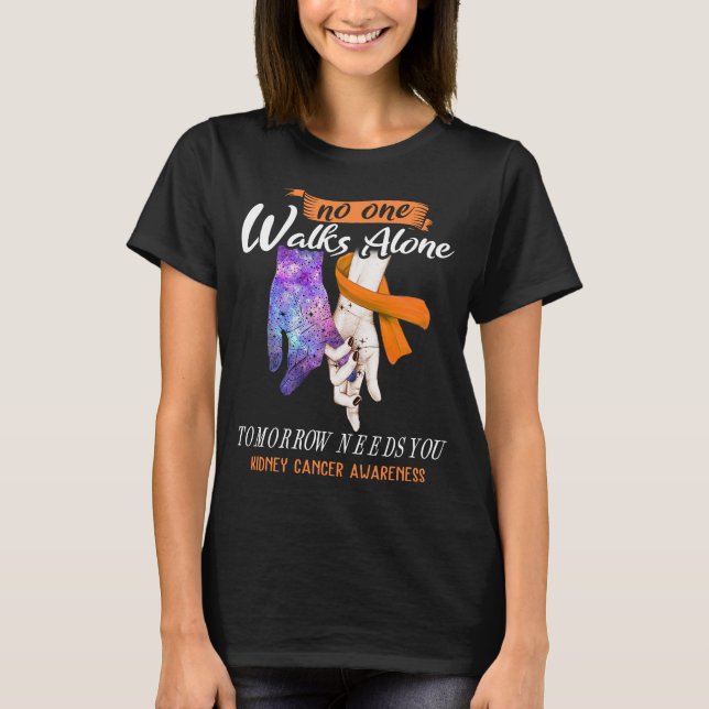 Geschenke zur Unterstützung von Nierenkrebs T-Shirt (Vorderseite)