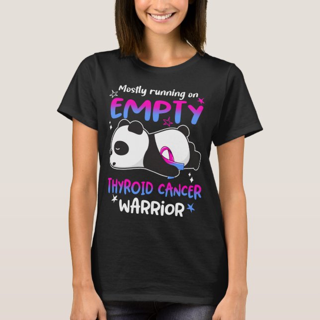 Geschenke zur Unterstützung von Schilddrüsenkrebs T-Shirt (Vorderseite)