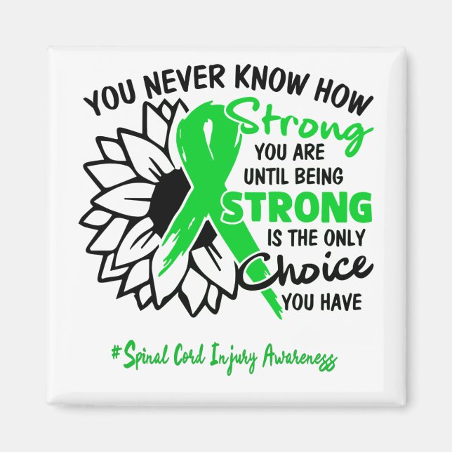 Geschenke zur Unterstützung von Spinal Cord Injury Magnet (Vorne)