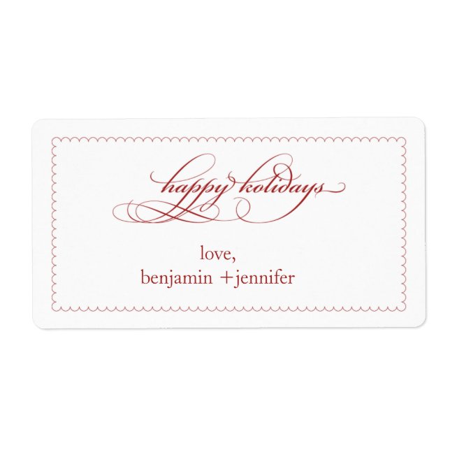 Geschenketikett (Vorne)