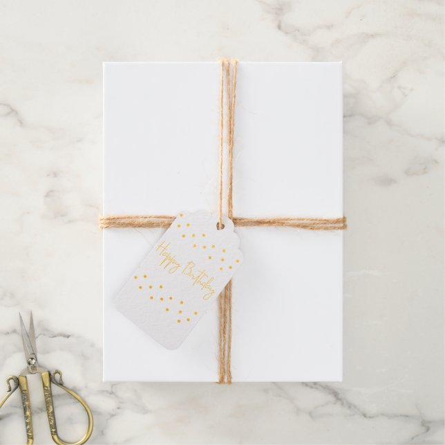 Geschenketikett Aluminiumgeschenketikett Geschenkanhänger (Mit Schnur)
