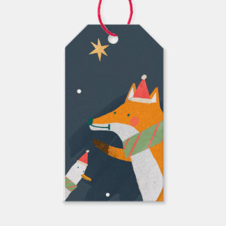 GESCHENKETIKETTEN WEIHNACHTEN FUCHS UND ENTE GESCHENKANHÄNGER