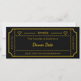 Geschenkgutschein, benutzerdefinierte Geschenkkart Einladung