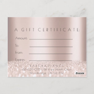 Geschenkgutschein-Elektrolyse-Haar-Abbau Gray2 Postkarte